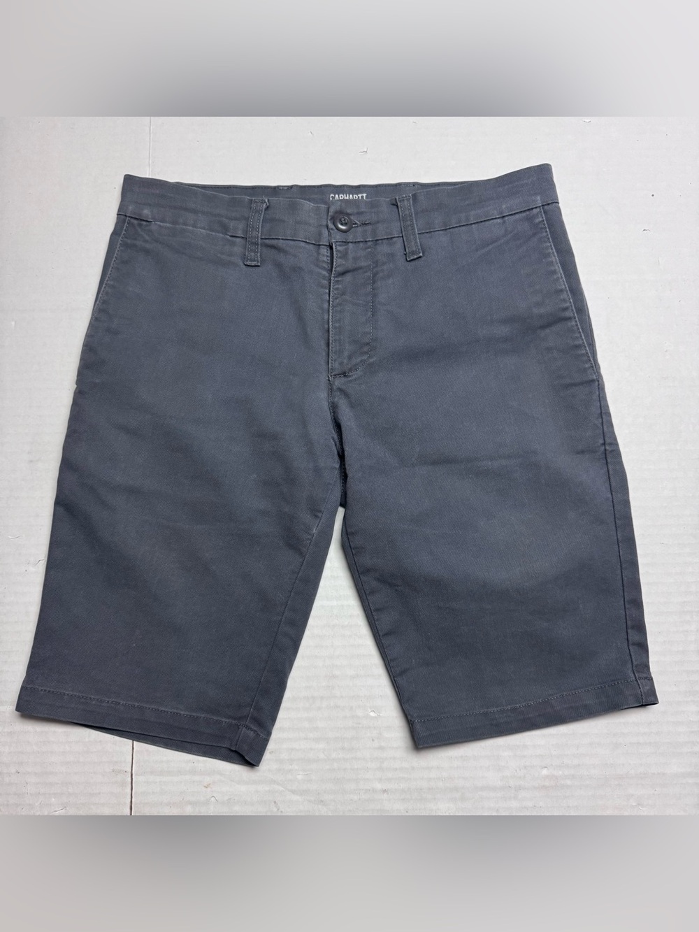 Carhartt WIP Sid Short In Gray Deltona Stretch Twill Size: 30 Slim